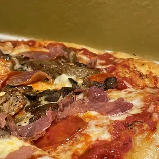 Build Create Your Own Cheese Pizza Dinner - pepperoni, mushrooms, prosciutto