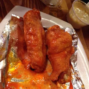 Mild wings. Hot, delicious, freshly fried.