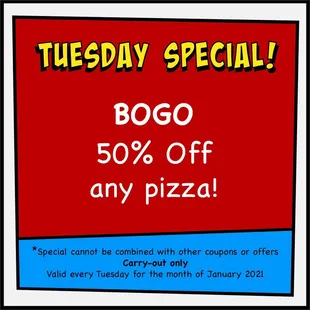 January Carry-Out Special