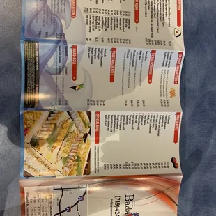 New menu