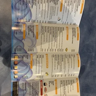 New menu