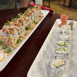 Bodyguard and California roll