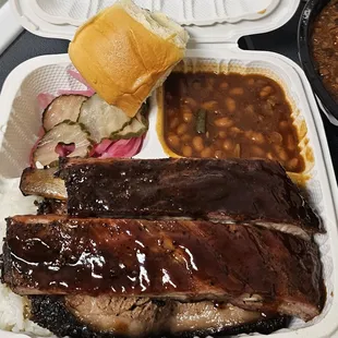 Brisket &amp; Rib combo...