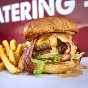 Classic American Burger from Badas Burgers! :)