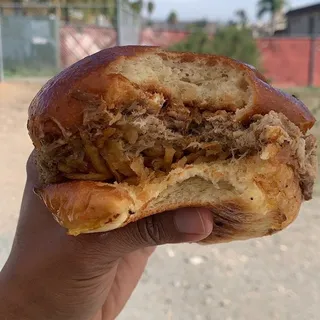 Smoked Pork Butt Sandwich