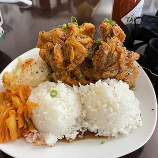 Korean chicken plate