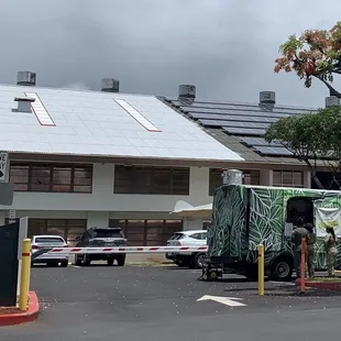 Located in a small parking lot with 20 min grace period.