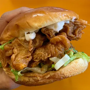 SWEET ASS KOREAN CHICK'N BURGER