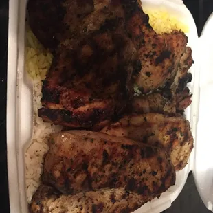 Deboned chicken , size large