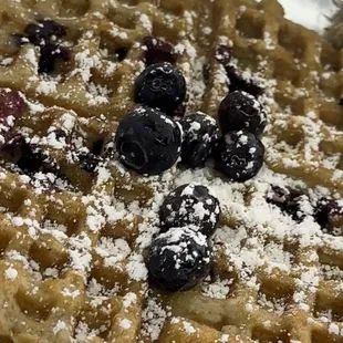 Fresh Blueberry waffle