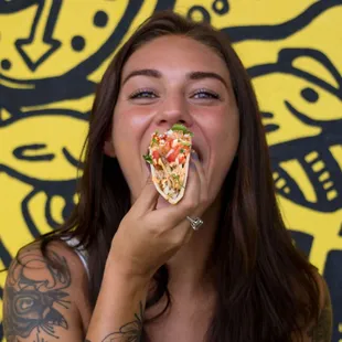 Huge selection of gourmet street tacos