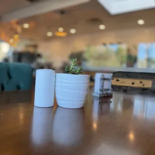 Inside with comfy chairs