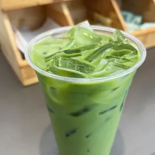 Iced Matcha Tea Latte