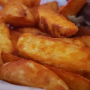 Hot cooked to order steak frys