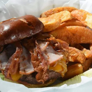 My husband&apos;s Burger