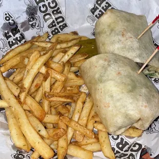 Fiesta Chicken/Chive Fries