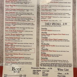 Menu 4/22/2023