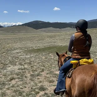 First ride in the pastures