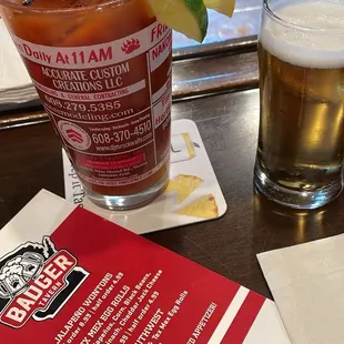 Bloody Mary with chaser