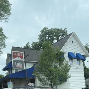 Outside