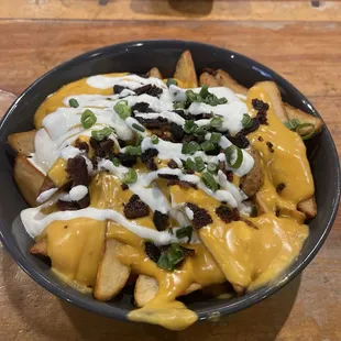 Loaded potato wedges