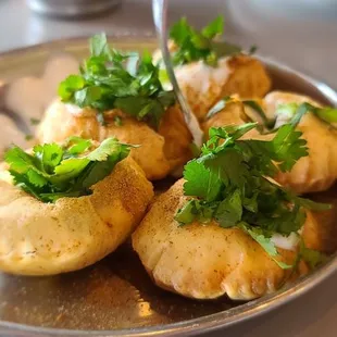 crispy yogurt puffs