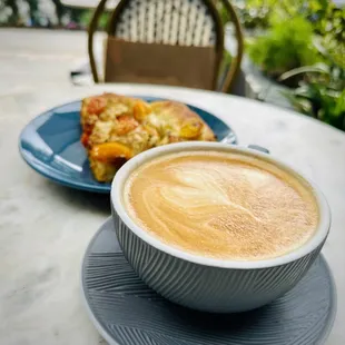 Flat White, Tomato and Cheese Focaccia