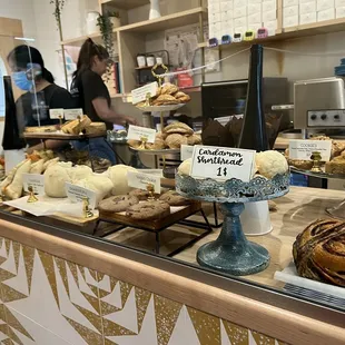 interior, bagels