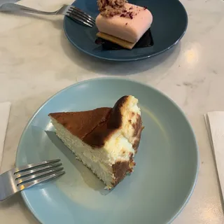 Basque Cheesecake Slice