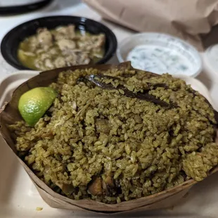 Karnataka Style Donne Biriyani now in the Bay area!! It's as good as it is back home. Great taste and quantity!!