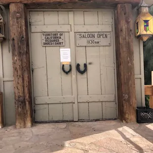 The Entrance to the Badwater Saloon!