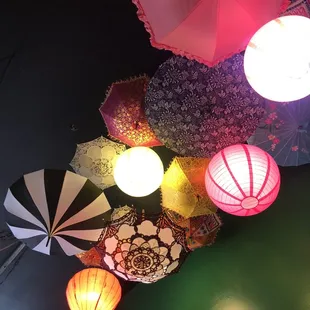 The display on the ceiling!