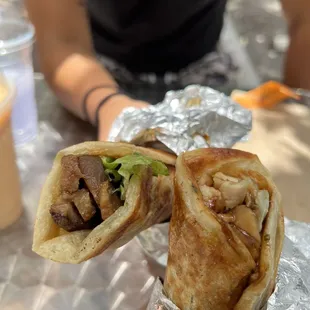 Vietnamese pancake and pork belly pancake