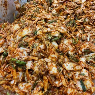 Vegan, Gluten-free, Napa Cabbage Kimchi