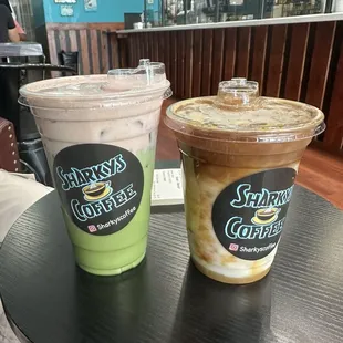 Iced Strawberry Cream Matcha