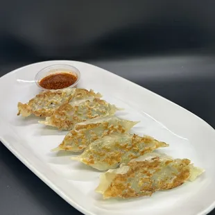 a plate of food on a table