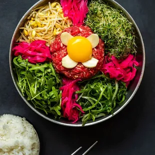 Beef Tartare Bibimbap