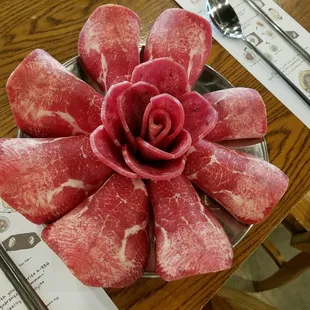 .. Flower beef tongue