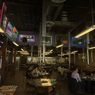inside