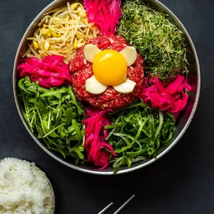 Beef Tartare Bibimbap