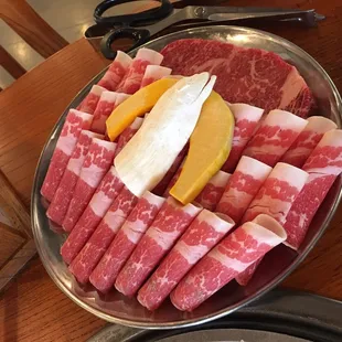 Beef combo--- brisket and prime ribeye