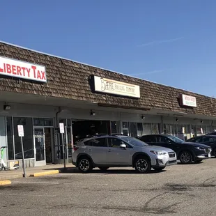 Don't let the strip mall exterior fool you! Once inside it's actually really cute and nicely designed!!