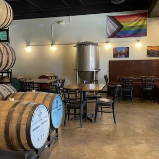 Interior next to bar