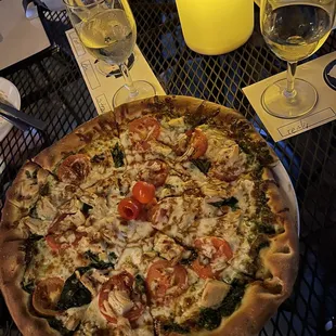 Chicken pesto caprese