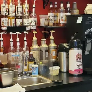 Coffee bar,  All the flavors