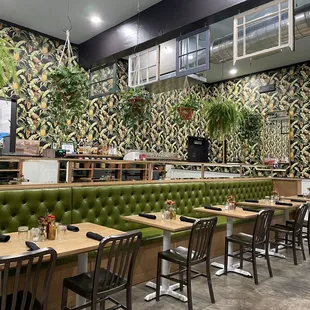 Inside the restaurant