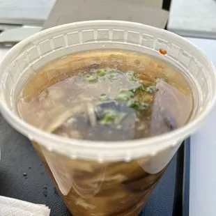 Large Hot and Sour Soup $8