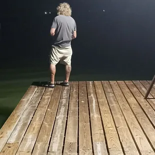 Lowman..getting his fish on @ BBI..