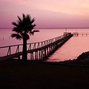 Baffin Bay Inn Pier Sunrise