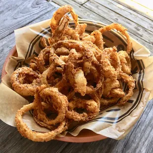 Excellent onion rings